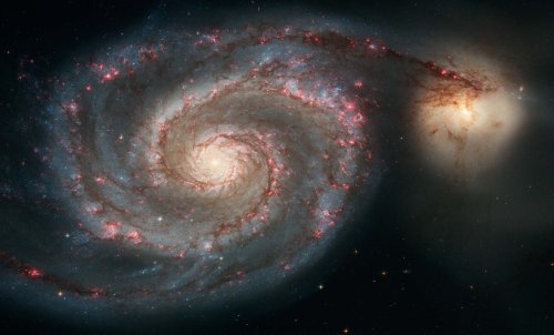 NASA Releases Dazzling Image Of Whirlpool Galaxy; Internet Reacts 'Can't Blink My Eyes'