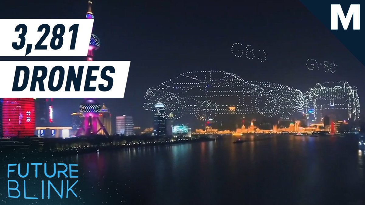Hyundai's Genesis broke the Guinness World Record for most drones flown at once