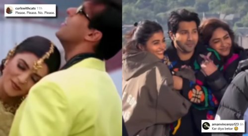‘One More Iconic Song Ruined’: Fans Miffed As Varun, Pooja, Mrunal Recreate Chunnari Chunnari For Upcoming Film