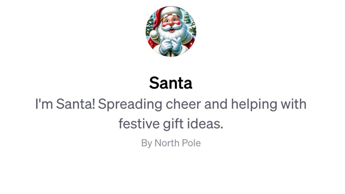 Open AI Introduces SantaGPT, A Personal Chatbot For Gift Ideas — But With A Catch