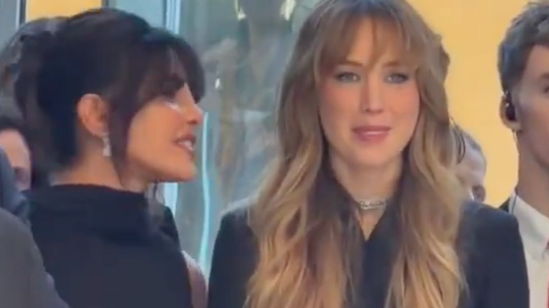 Priyanka Chopra And Jennifer Lawrence’s Chemistry Steals The Show At Paris Fashion Event (Watch)