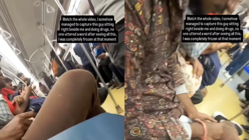 Netizens Shocked As Man Openly Does Drugs In Mumbai Metro In Viral Video; 'This Has GOT To Be A Prank'