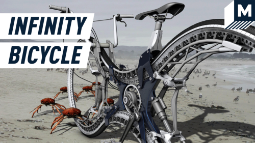 Built without wheels, this infinity bike looks to start a revolution