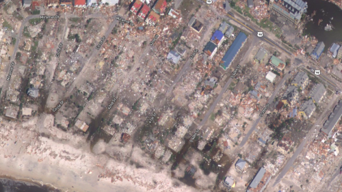 Before-and-after satellite photos reveal devastation left by Hurricane Michael