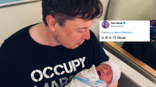Elon Musk announces the birth of his baby in the most Elon Musk way possible