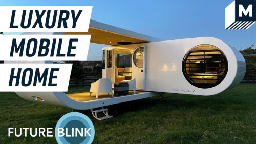 This glamping RV is a cross between a tiny home and a travel trailer