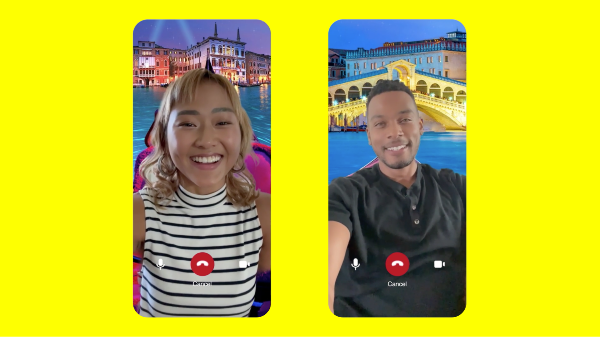 Snapchat lenses come to Bumble to give your virtual dates some romantic atmosphere