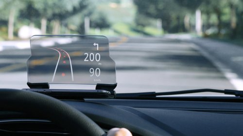 Add a heads-up navigation display to your car for less than $50