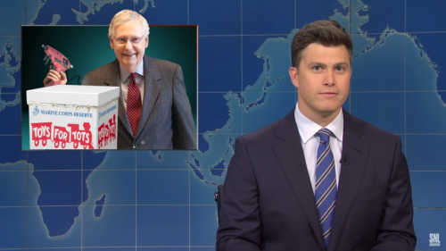 You've got to see 'SNL' Weekend Update's brutal Mitch McConnell one-liners