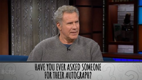 Will Ferrell answering quickfire questions from Stephen Colbert is as chaotic as you'd expect