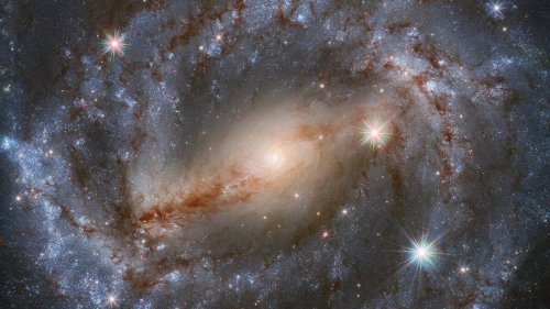 Hubble stared at this magnificent galaxy for nine hours to capture the perfect shot