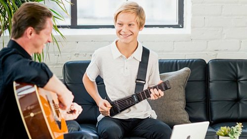 Forget guitar lessons — this device will teach you how to play like a pro
