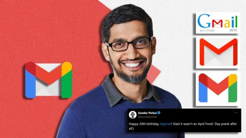 Gmail Turns 20: CEO Sundar Pichai Relieved That It Was Not An April Fools Joke By Google