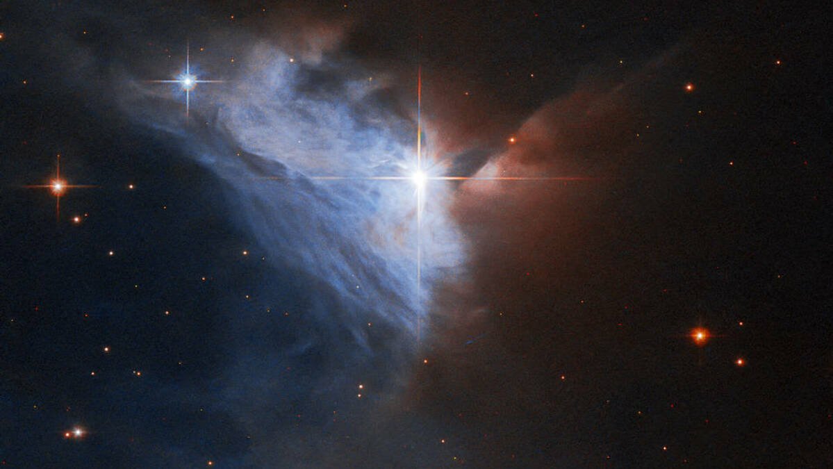 Hubble photo shows a cosmic cloud making its very own bright light