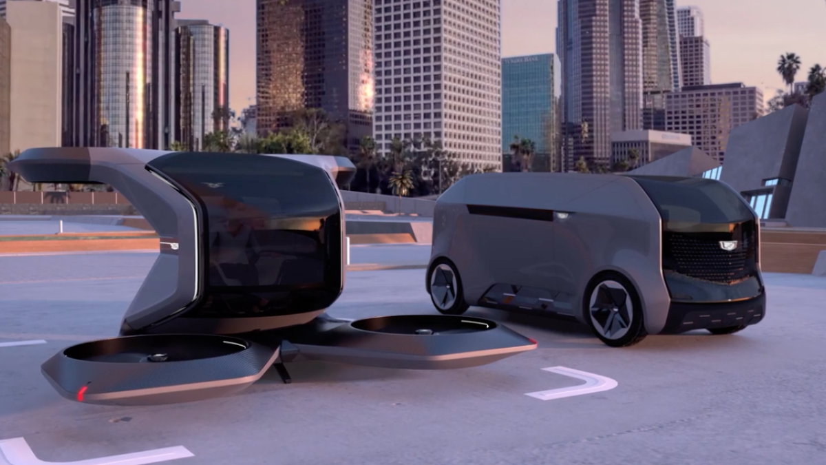 Cadillac wants to fly people in electric drones