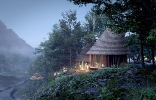 Japan is building a luxury campground that looks like it came out of a Studio Ghibli film