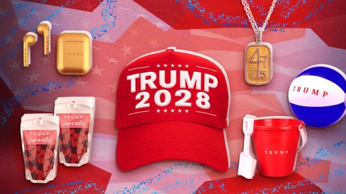 Trump online store: 2028 campaign hats, branded USB drives and a skincare line