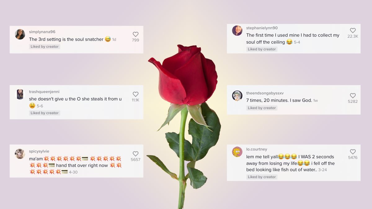 The 'rose' is sweeping TikTok, but the viral sex toy is kind of sketchy
