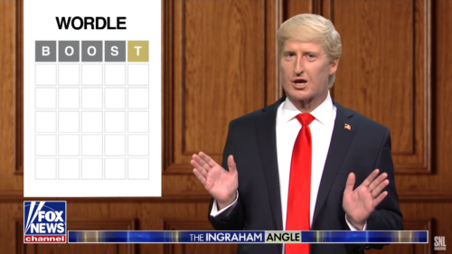'SNL' turned Donald Trump's stream of consciousness rants into a 'Wordle' gag
