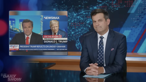 'The Daily Show' reacts to Trump's blunt words about Lindsey Graham's cause of death