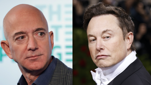 Congratulations, Elon Musk and Jeff Bezos. You played yourselves.