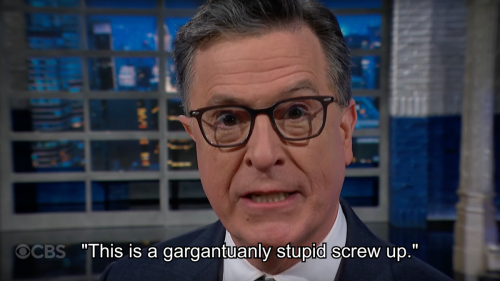 'All of these people should be fired:' Stephen Colbert loses it over Trump officials' Signal chat scandal
