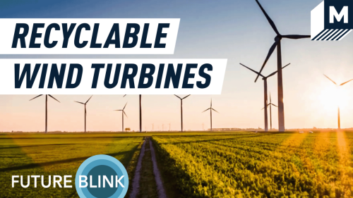 Built with 3D printers, these wind turbine blades are completely recyclable