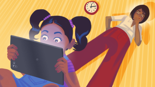 New parents are anxious about screen time, but it gets better