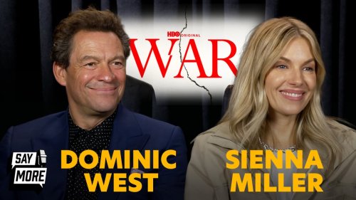 'War' stars Dominic West and Sienna Miller on episode 1's red carpet gone wrong
