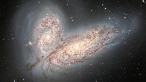 These 2 magnificent galaxies are about to collide