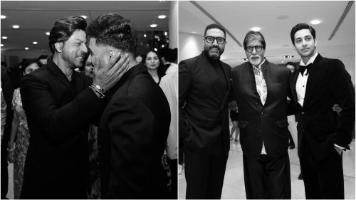 SRK's Moment With Vir Das, 3 Generations Of Bachchans And More Inside Pics From The Archies Screening