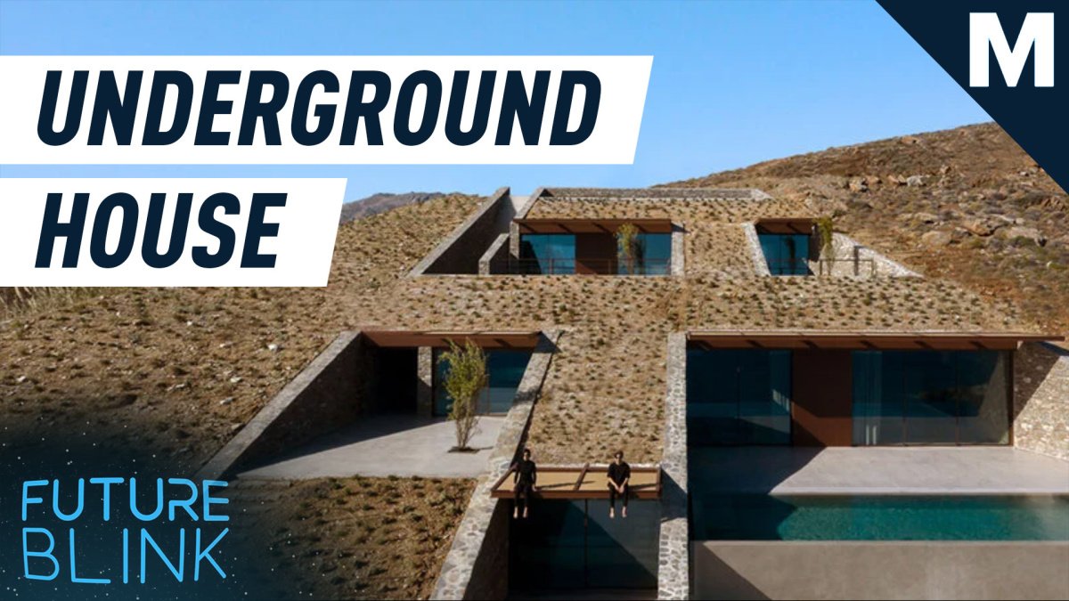 Architects built a ridiculously fancy underground house into a cliff
