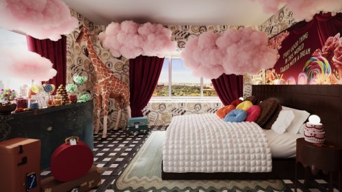 Feast your eyes on these 'Wonka'-themed hotel suites