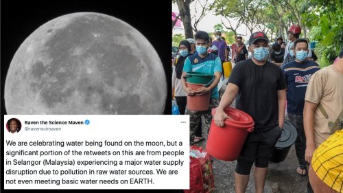 U.S. molecular biologist highlights Malaysia's water issue after tweeting about the moon