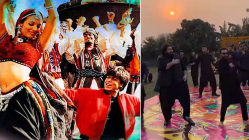 Shah Rukh Khan's Chaiyya Chaiyya Amps Up Pakistani Wedding; Men In Black Suits Steal The Show In Viral Video