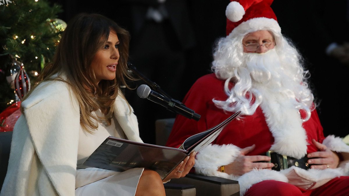 2017: Melania Trump gave her one true holiday wish. And it's everything we hope for.