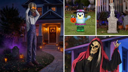 Lowe's new 15-foot Halloween animatronic makes the Home Depot's Skelly look petite