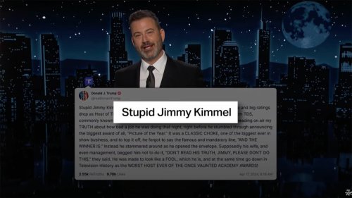 Jimmy Kimmel gives a line-by-line response to Trump's Truth Social rant about him