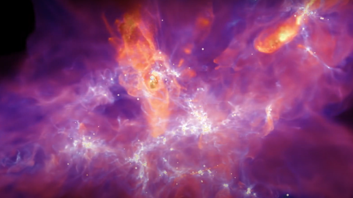 Watch a spectacular star creation video made by astronomers