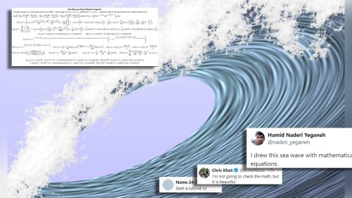 Mathematician Draws Sea Waves With Equations; Amused Internet Has Plenty Of Questions