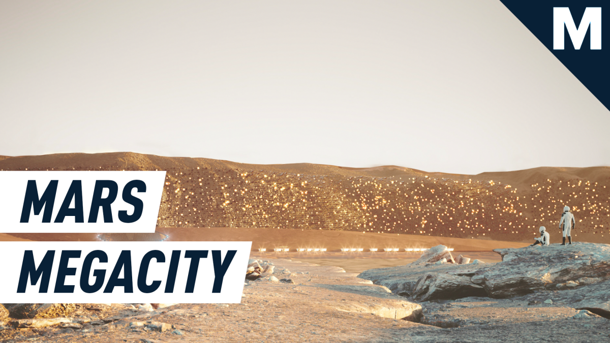 This is what a Mars megacity could look like
