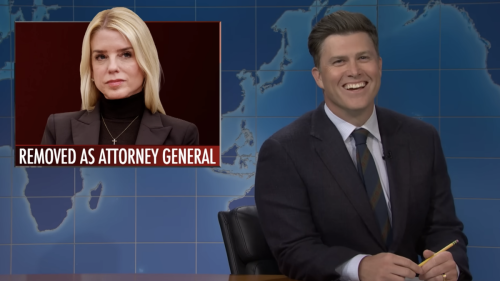 'SNL' Weekend Update goes after both Pam Bondi and Kristi Noem