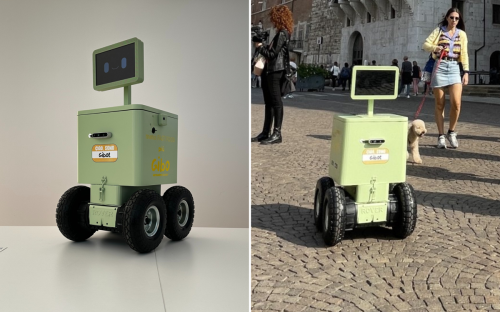 Una startup italiana impiega persone con disabilità per consegnare piatti tipici grazie a un robot