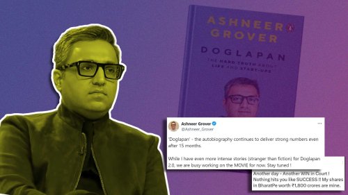 ‘Rs 1800 Crores Are Mine’ Ashneer Grover Wins Lawsuit Filed By BharatPe Cofounder; Announces Doglapan Movie