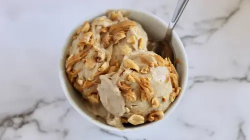 3-Ingredient Peanut Butter Ice Cream