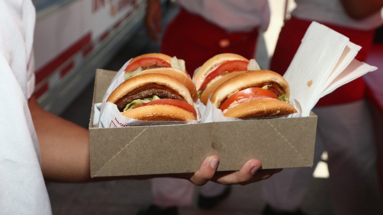 Party Shirt's In-N-Out Hamburger Hack Ditches The Buns – Exclusive