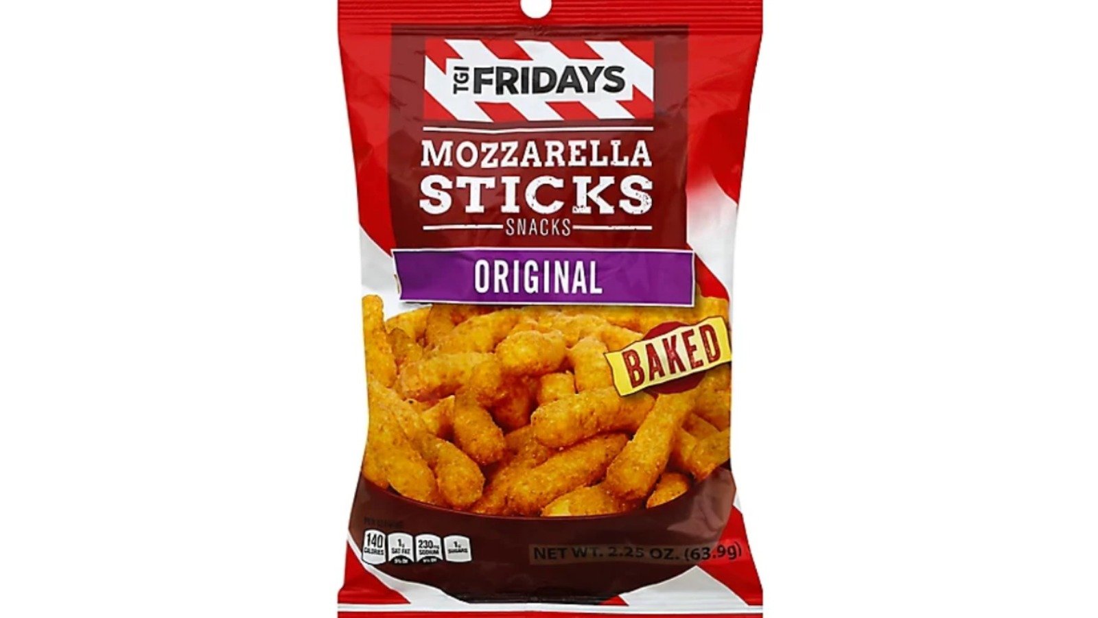 Manufacturer Behind TGI Fridays 'Mozzarella Sticks' Snack Is Being Sued For Using Cheddar - Mashed