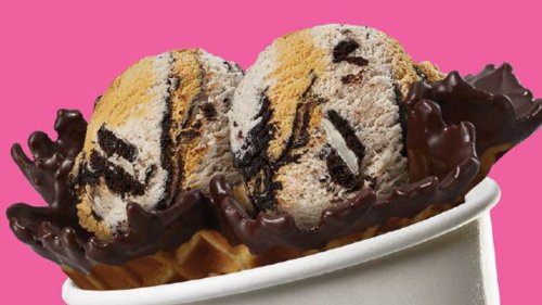 Baskin-Robbins' New Flavor Of The Month Brings Campfire Vibes
