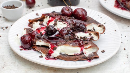 Black Forest Chocolate Crepes Recipe