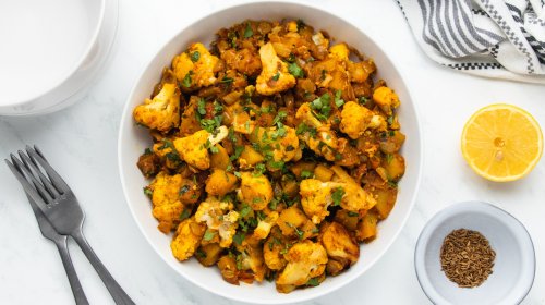 Warming Aloo Gobi (Potato And Cauliflower Curry) Recipe - Mashed